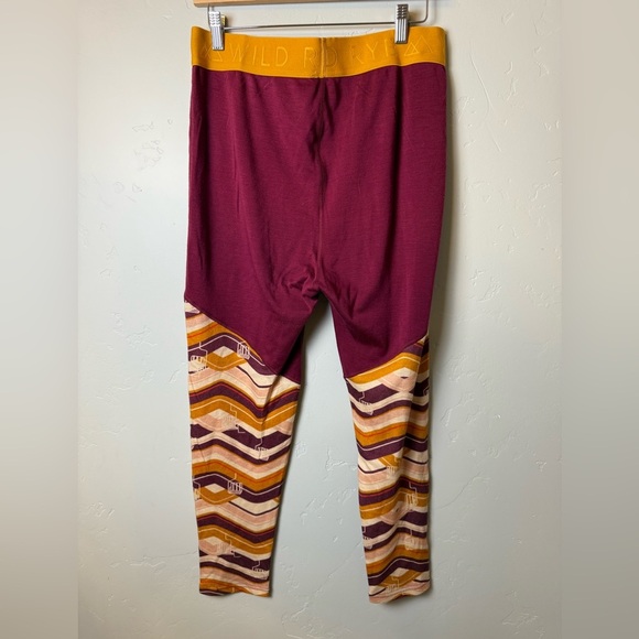 Wild Rye Jane Merino Wool Base Layer Leggings Women's Size 12 - Picture 4 of 8